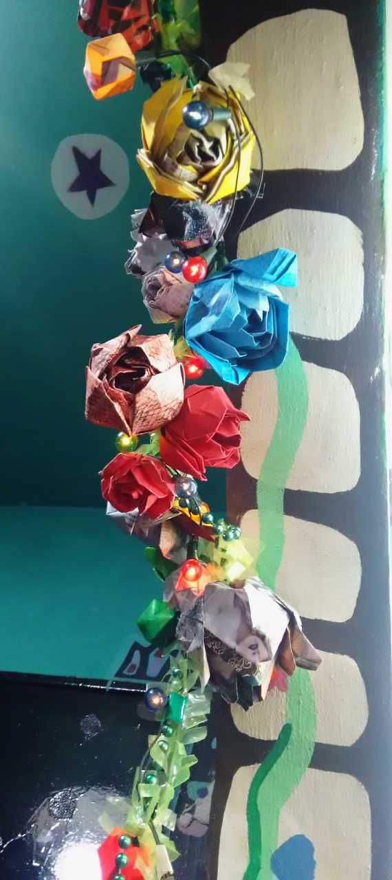 Rosas origami